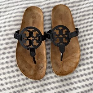 Tory Burch Black Cutout Sandals